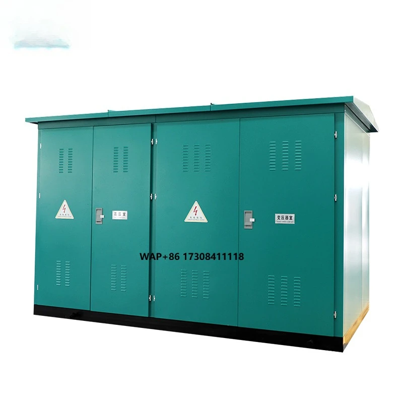11KV 33KV Outdoor Three Phase Electrical Mobile Transformer Package Cubicle Substation / Kiosk Power Distribution Station