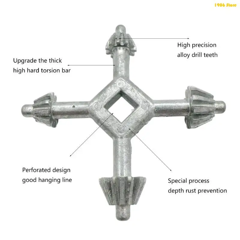 U1JB Multi Packe 4 Way Key Tool Effection 4 в 1 набор инструментов.