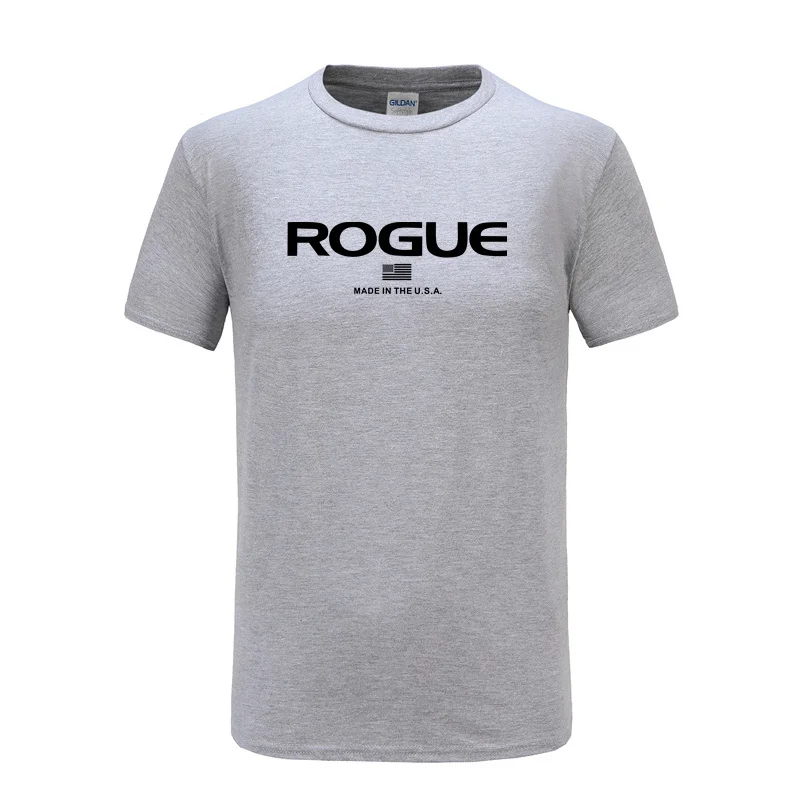 Rogue Fitness Custom Men White T-Shirt Tee 2024 fashion t shirt cheap tee hot tees Black Size S-4xl funny t-shirt TEE