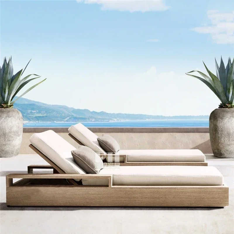 2026 outdoor luxury white pool side chaise lounge chairs all weather outdoor furniture sun loungers