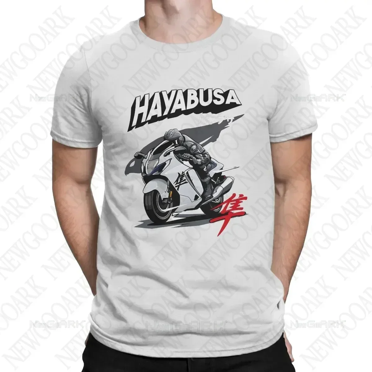 

Men's T Shirt Hayabusa Vintage Tees Short Sleeve Crewneck T-Shirt Pure High-Quality graphicGift Idea Clothes