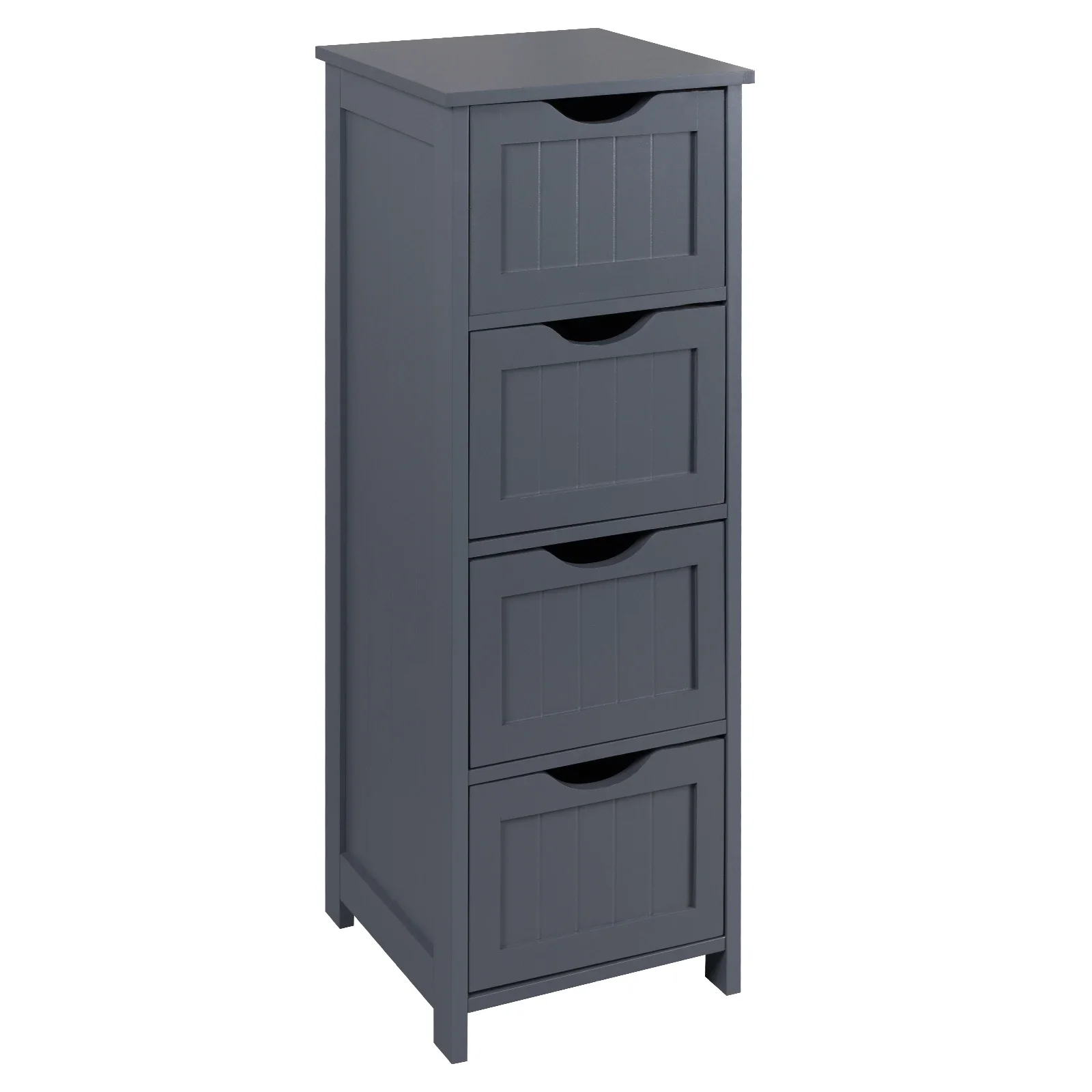 

1PC Bathroom Shelf Organization Multipurpose Cabinet With 4 Drawers Buffet Storage Cabinet Floor Standing Vanity Dresser