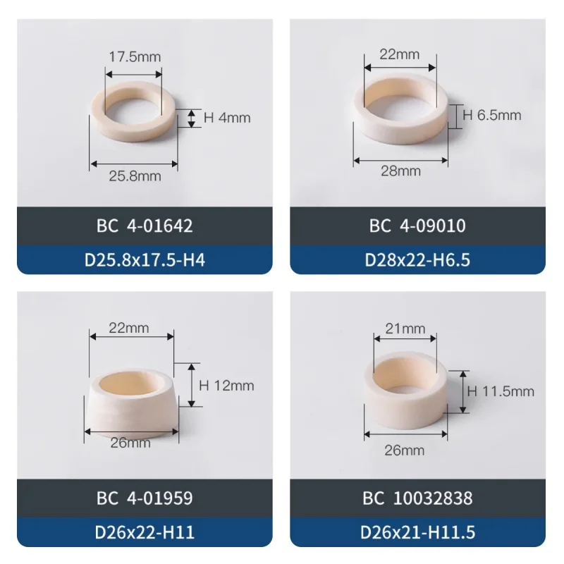 Supporto per ugelli ad anello in ceramica per taglierina Laser bytronic 4-01642/09010/01959 10032838 per testa della macchina da taglio Laser in fibra