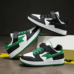 2024 new classmate children's sneakers boys and girls all-season casual leather low-top student sneakers