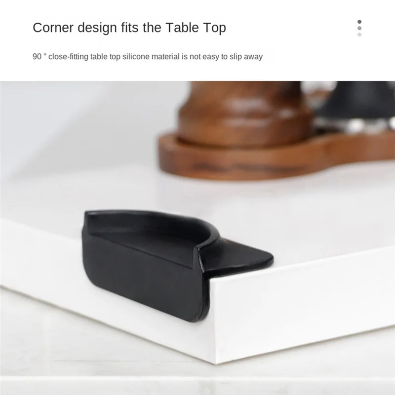 A38M Espresso Coffee Tampers Mat Station Press Tampering Holder Corner Mat Pad Silicone Coffeeware Tamping Barista Tool Durable