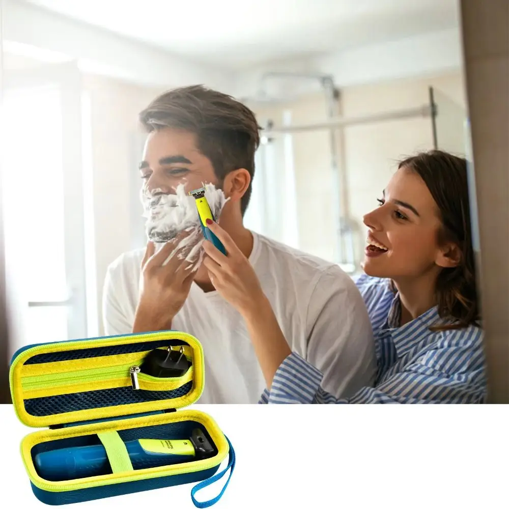 Компактная сумка для хранения бритвы, противоударный жесткий чехол для электрического триммера, водонепроницаемый для Philip Norelco OneBlade/QP2515 QP2520