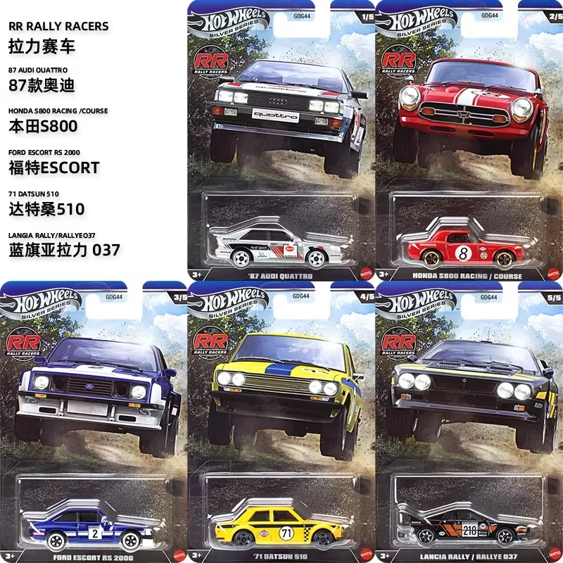 

Hot Wheels Original Gdg44 Rally Racers Serise Car Model S800 Ford Die Casting Model Vehicle Car Model Car Collection Boys Toys