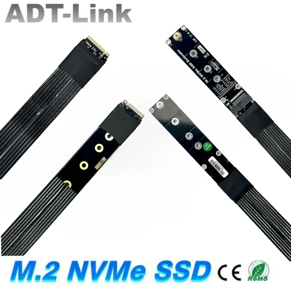 

128 Гбит/с M.2 NVMe 2280 22110 Удлинительный кабель SSD Карта подъема твердотельного накопителя K44SH 5,0 M.2 SSD PCI-Express 5,0 X4 GEN5 M2 Адаптер mKey