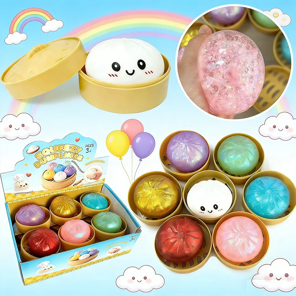 1-12-pezzi-squishy-a-forma-di-raviolo-glitterato-con-scatola-giocattolo-sensoriale-antistress