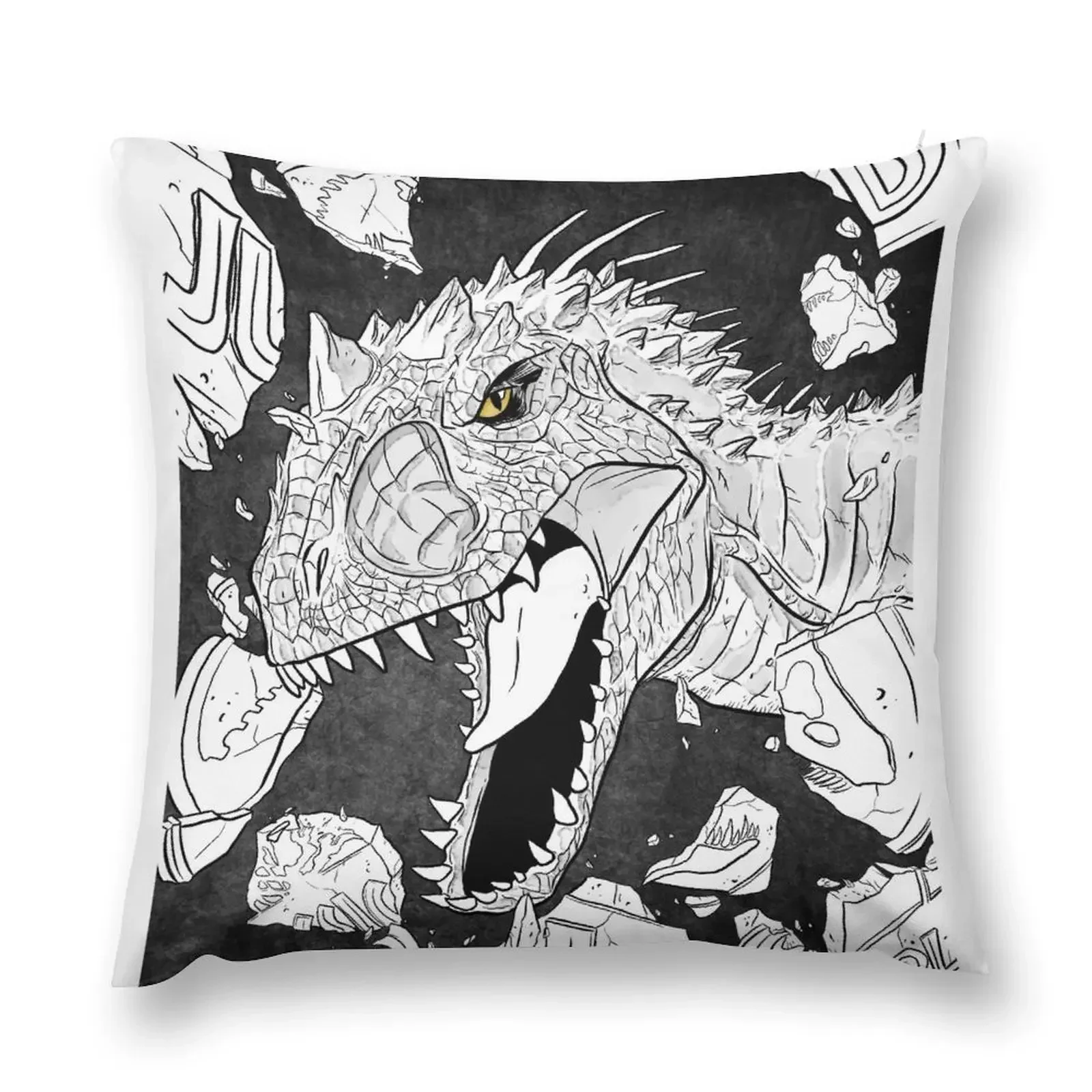 Indominus Rex Throw Pillow Christmas Covers For Cushions Pillow Decor pillow