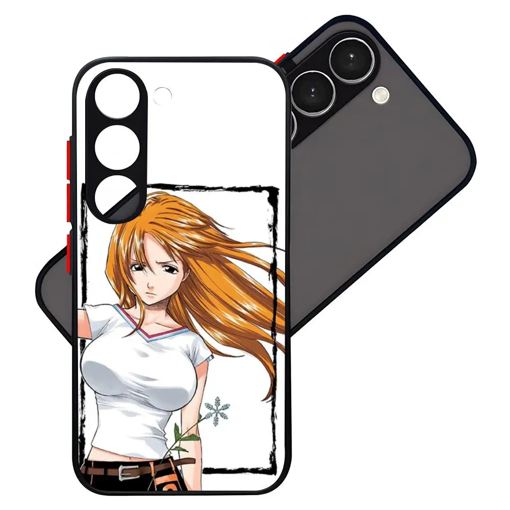B-Bleach O-Orihime Phone Case For Samsung S26 S25 S22 S24 S23 S21 FE Plus Ultra Skin Feel Bumper Case view 6
