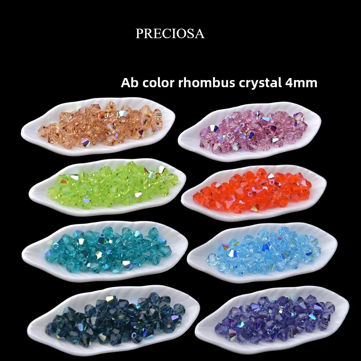 

ПРЕЦИОСА # 23980 4 мм AB покрытые граненые чешские хрустальные бусины оптом для изготовления ювелирных изделий своими руками