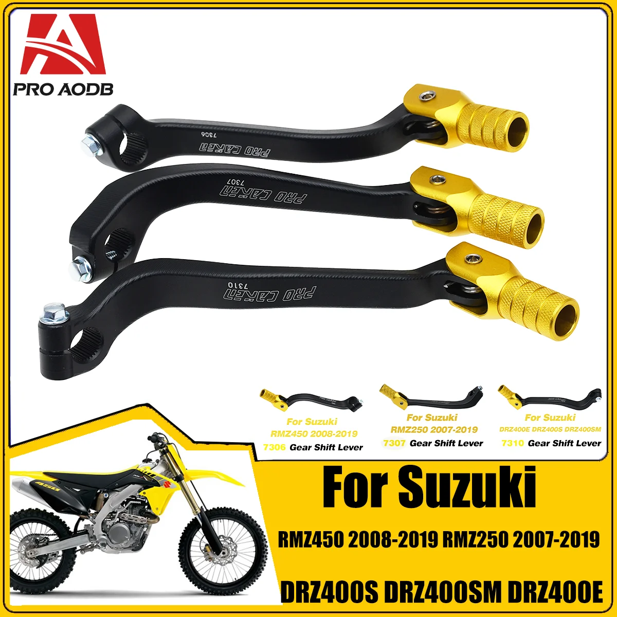 

CNC Gear Shift Lever Shifter Pedal For Suzuki DRZ400S DRZ400SM RMZ250 RMZ450 DRZ400E RM-Z250 RM-Z450 DR-Z400S DR-Z400SM DR-Z400E