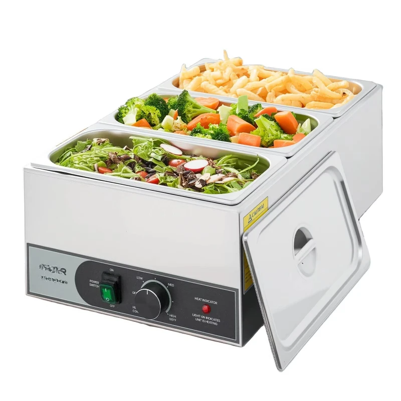 Electric food heater, stainless steel countertop buffet heating equipment