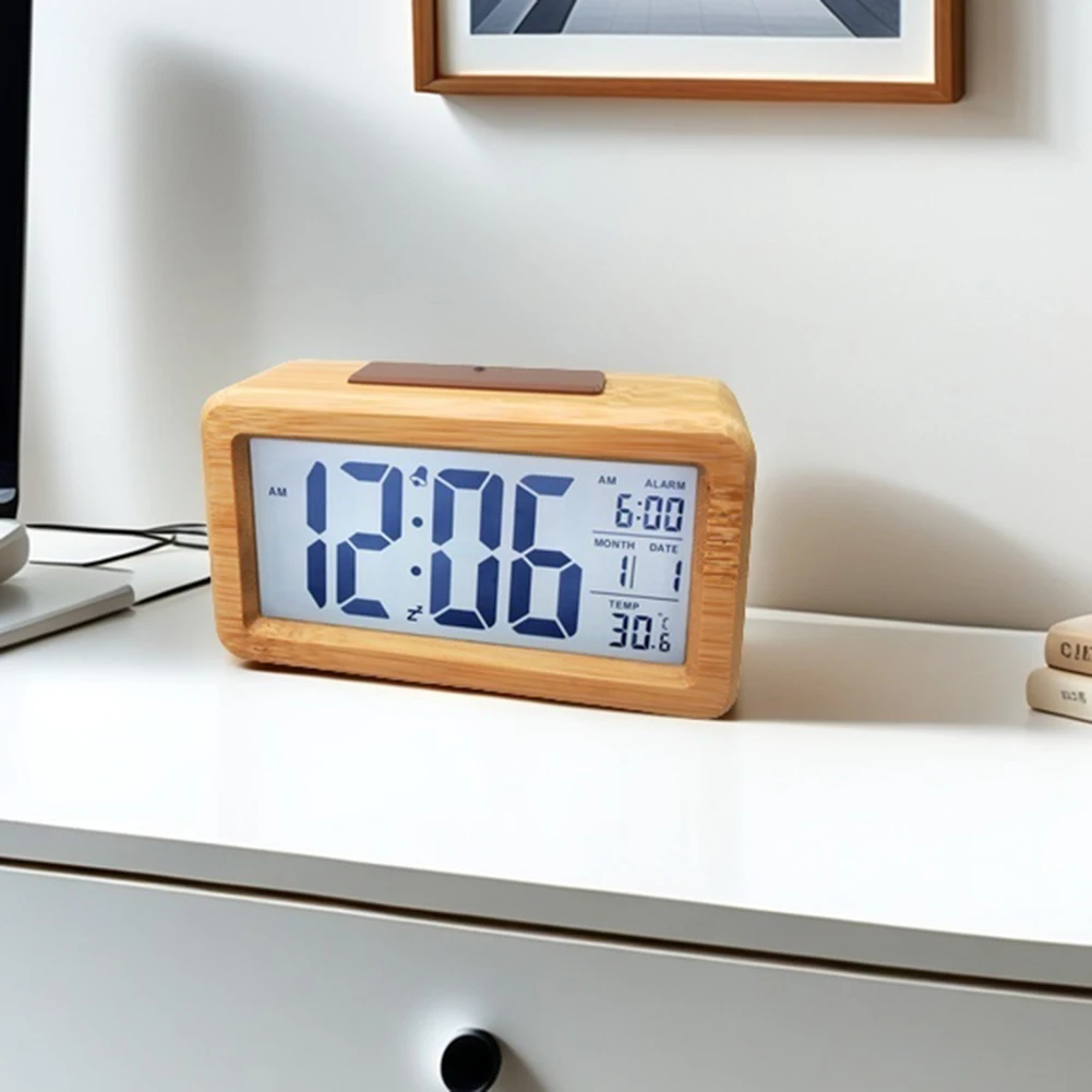 

Digital Alarm Clock Battery Operated Electronic Clock For Study