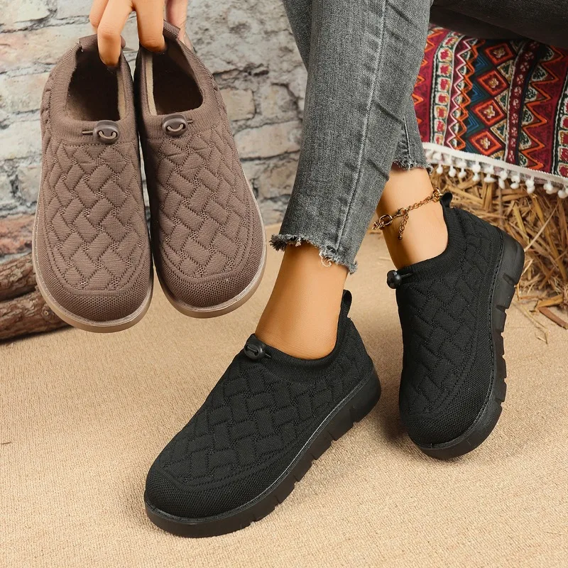 

Новинка 2023 года, дышащая универсальная спортивная обувь, легкие кроссовки с мягкой подошвой для женщин, повседневная вулканизированная обувь без шнуровки на платформе