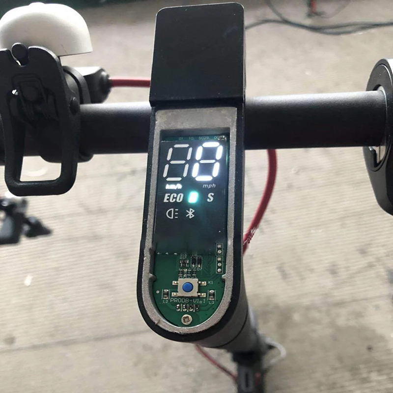 Electric Scooter Panel Protection Circuit Dashboard Digital Display Waterproof Panel Outdoor Electric Scooter Accessories