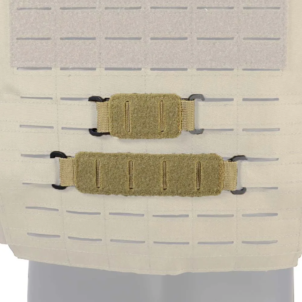 Bolsa organizadora de expansión integrada para montaje en el pecho táctico, cremallera de doble apertura, correas interiores, bolsa de accesorios para caza Airsoft