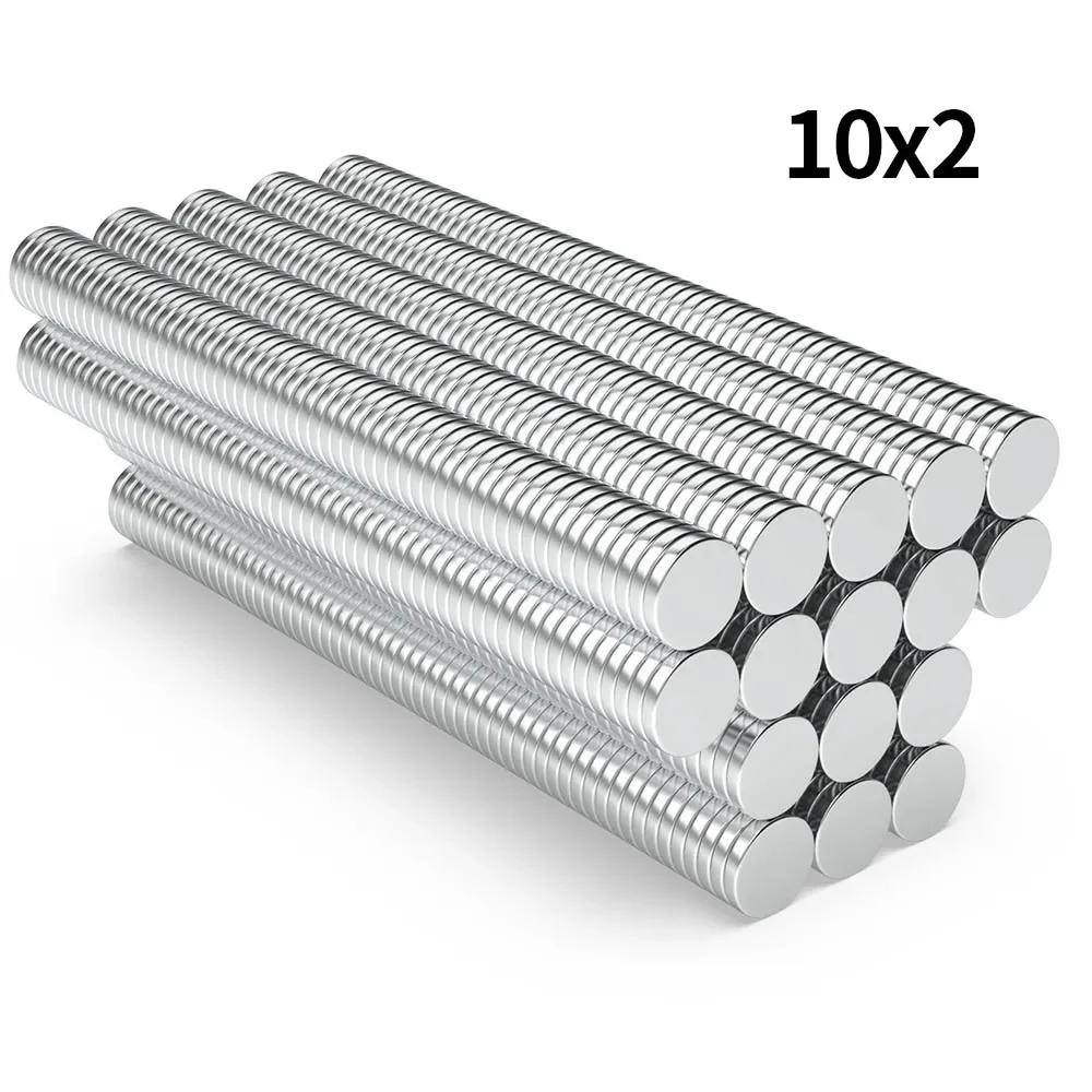 

10x2mm N35 Super Strong Neodymium Magnet Round NdfeB Powerful Permanent Magnetic imanes Refrigerator Magnets 10*2