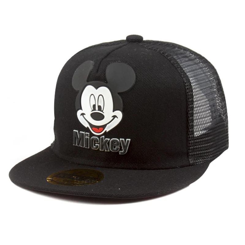 Disney Waflera Mickey Mouse Baby Hat For Children Boy Girl Baseball Cap Fashion Kids Snapback Hip Hop Hat Children\'s Hats Caps