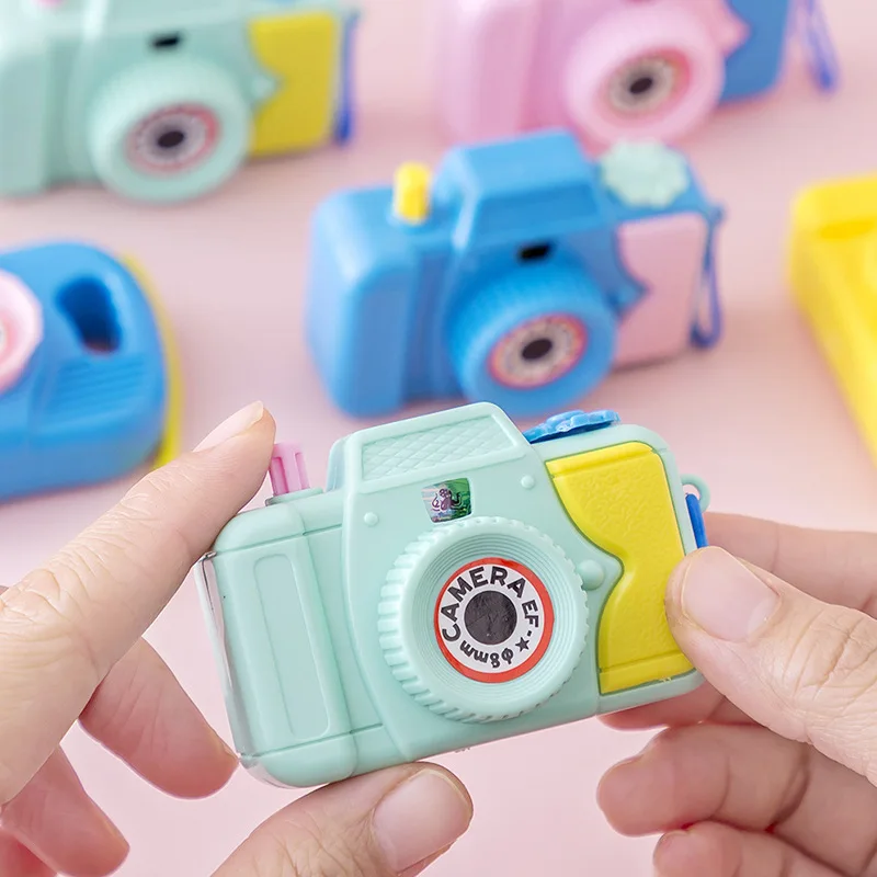 3pcs Kids Party Gift Cartoon Viewing Camera Birthday Party Baby Shower Gift Gift Bag Pinata Filler Easter Carnival Gift Pack