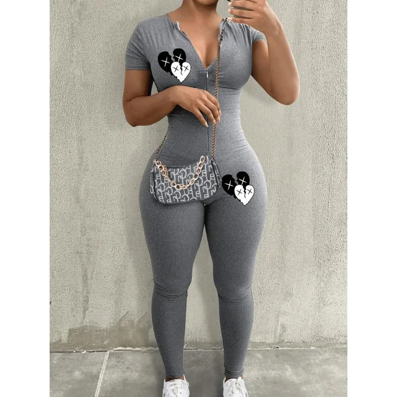 

Pure Color Long Sleeve Jumpsuit Low Waist Short Pant Fabric Other Spring 2026 Women's One-Piece Suits Cross-Border
