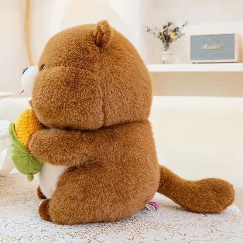 20/30/40Cm Leuke Diligent Groundhog Pluche Pop Marmot Graven Maïs Pluche Super Zacht Comfort Touch gevoel Sierkussen Kid Gift