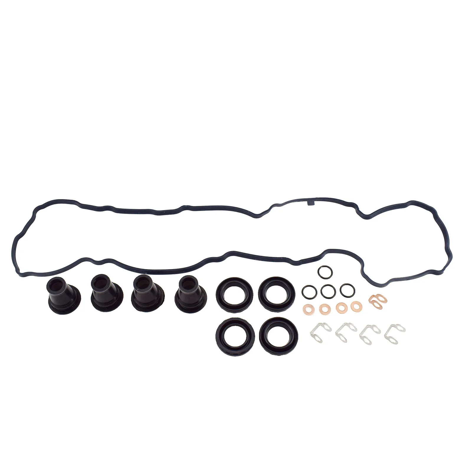 Valve Rocker Cover Gasket Injector Washers Seal For Nissan Navara D40 Pathfinder R51 YD25 YD25DD 13276-BN801 13276-6J900