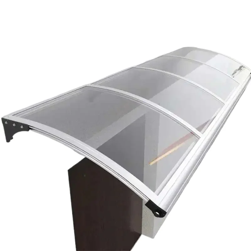 Home Outdoor Courtyard Rainproof Gazebos Aluminum Alloy Rain Awning with Sink Villa Balcony Eaves Front Door Canopy Sun Shelter