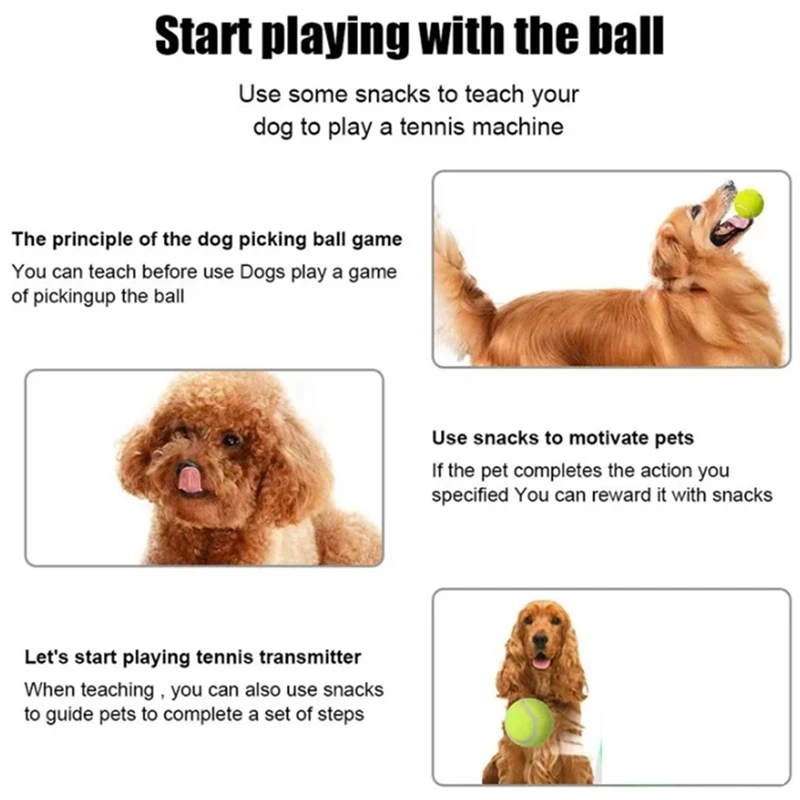 Fun Interactive Machine Fun Interactive Catapult Throw Rechargable Dog Tennis Ball Launcher Dogs Chase Automatic Toys