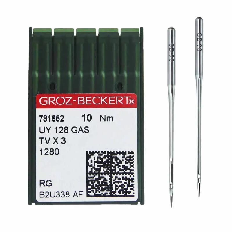 

50 PCS UY128GAS TVX3 Groz-Beckert Needles For Industrial Coverstitch (Flatlock) Sewing Machine Accessories SY7272 MY1044