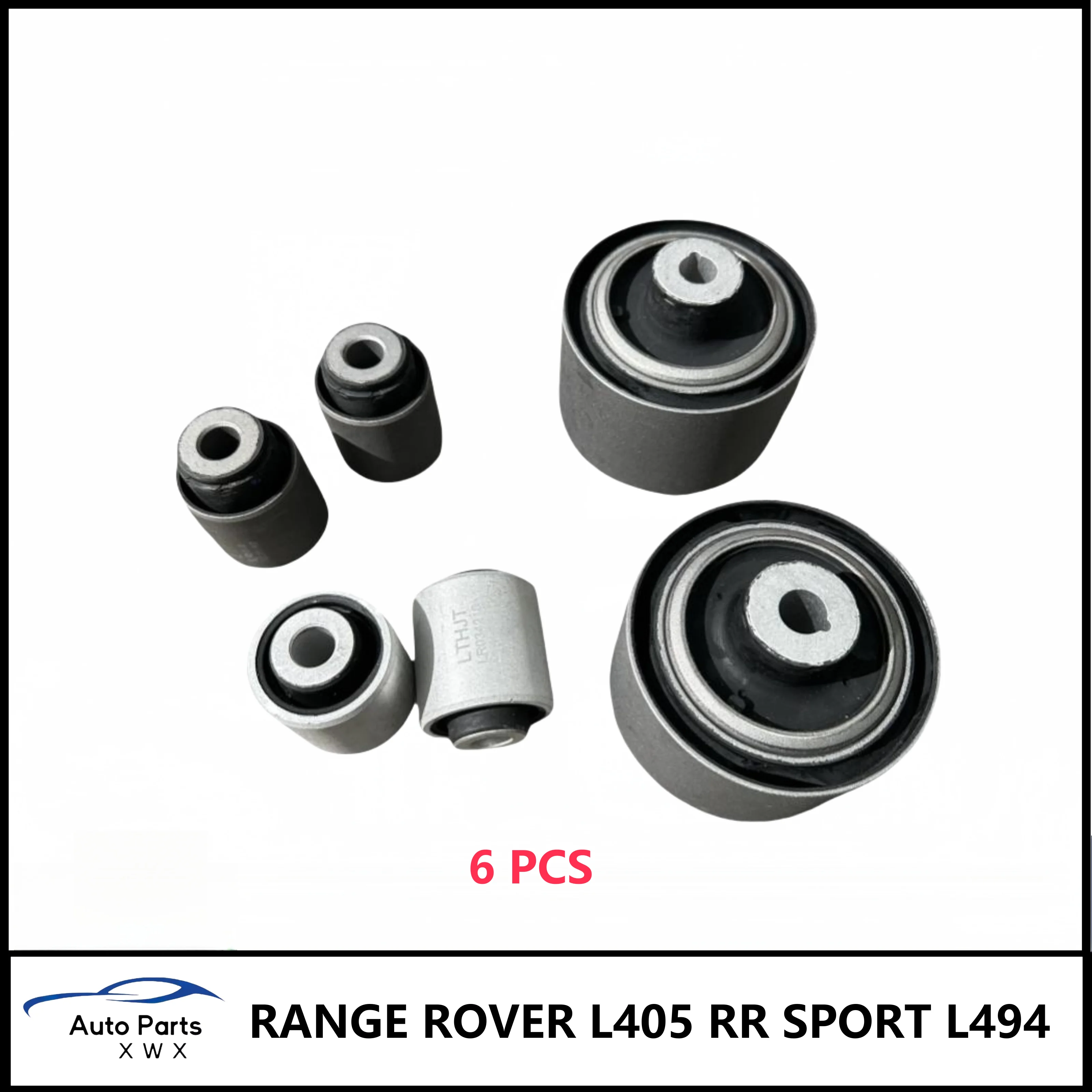 6pcs Front Lower Control Arm Bushing For RANGE ROVER L405 RR SPORT L494