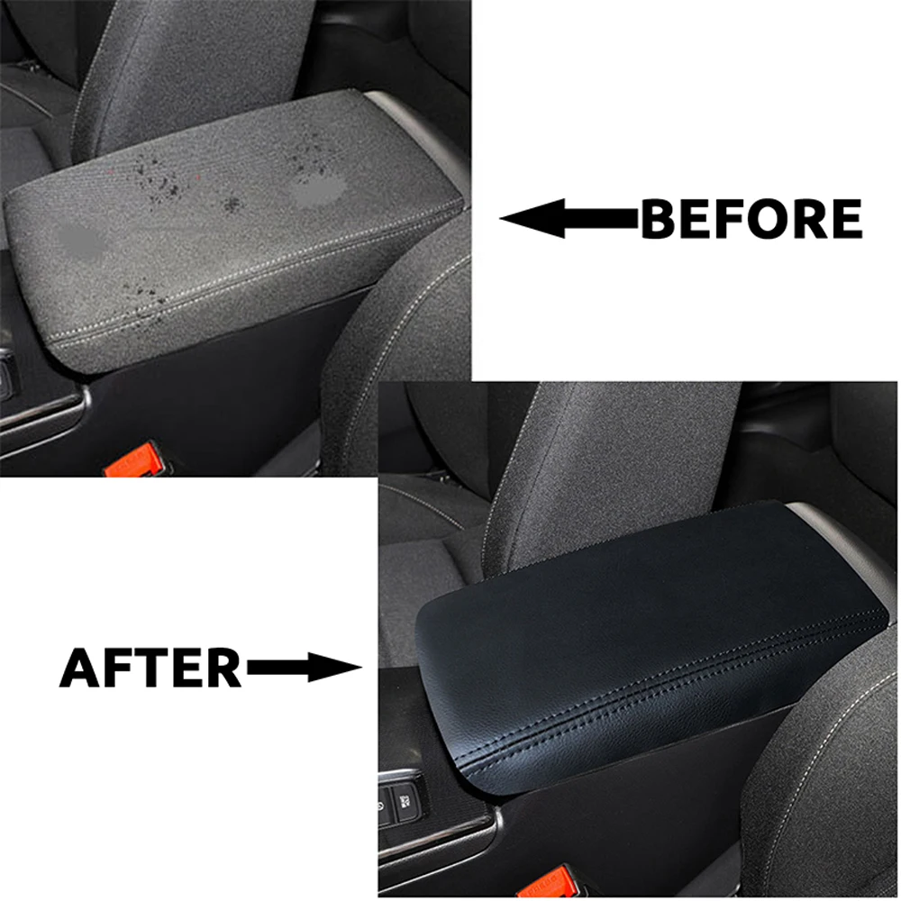 Custom Fit Car Armrest Cover Microfiber Leather For Honda Civic 11Th Gen 2021-2023 Center Console Protector Case