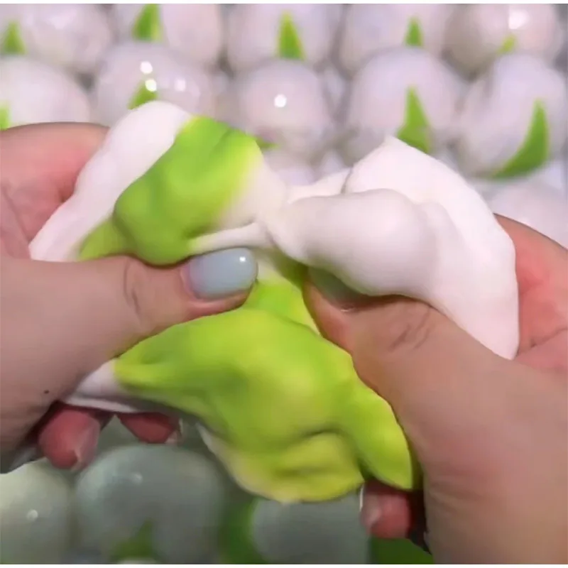 Crispy Pistachio Stress Ball Squeeze Toy ASMR Slow Rebound Fidget Decor for Sensory Relaxation Fun Tactile Anxiety Relief Gift