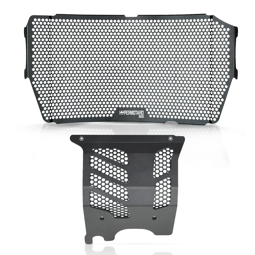 ل Ducati Hypermotard 950 SP RVE 2019 2020 2021 2022 2023 2024 2025 شبكة المبرد غطاء حماية النفط برودة الحرس محرك الحرس #3