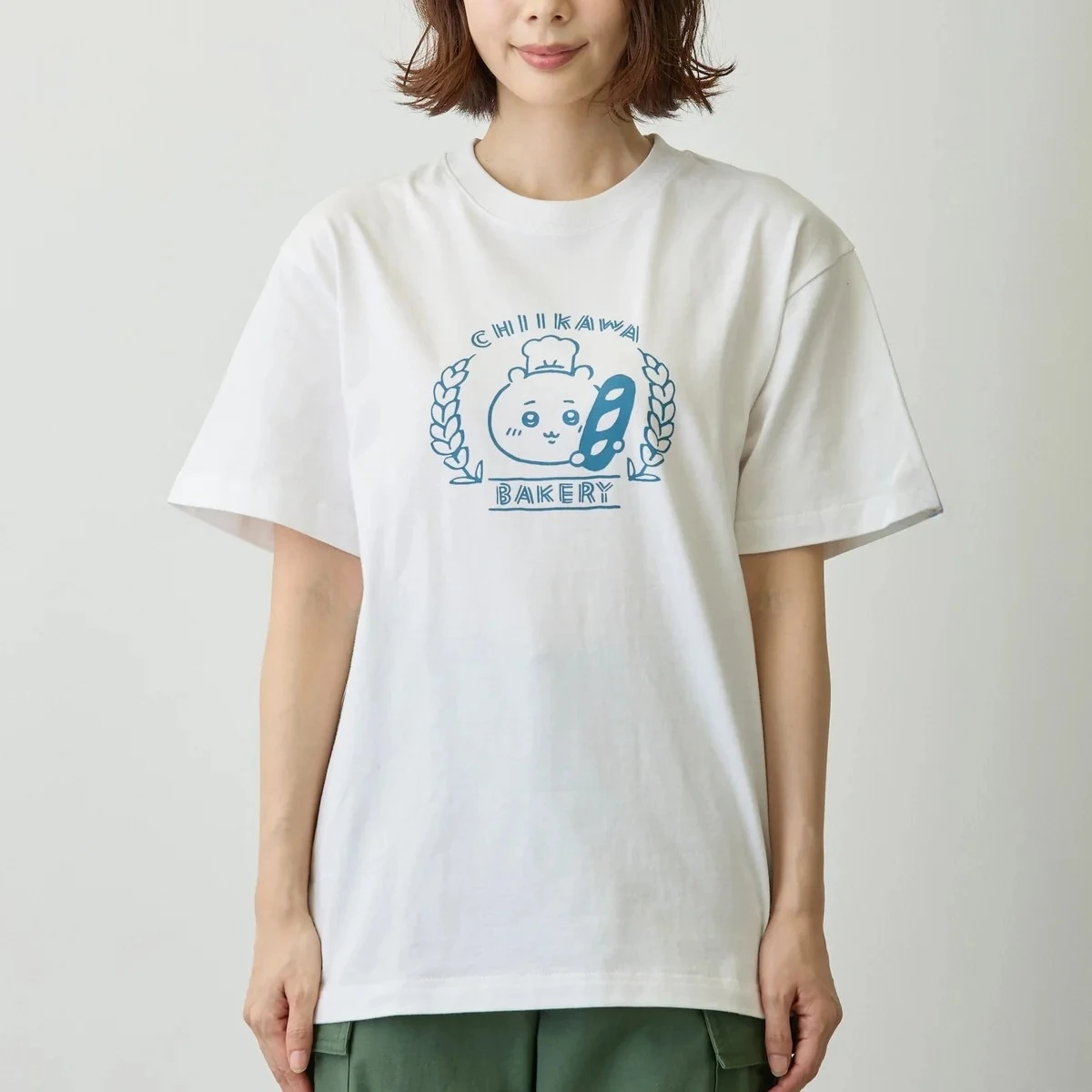 2026 Chiikawa Bakery Summer Parent Child Pure Cotton T-shirt Comfortable, Breathable, High Quality Ins Y2k