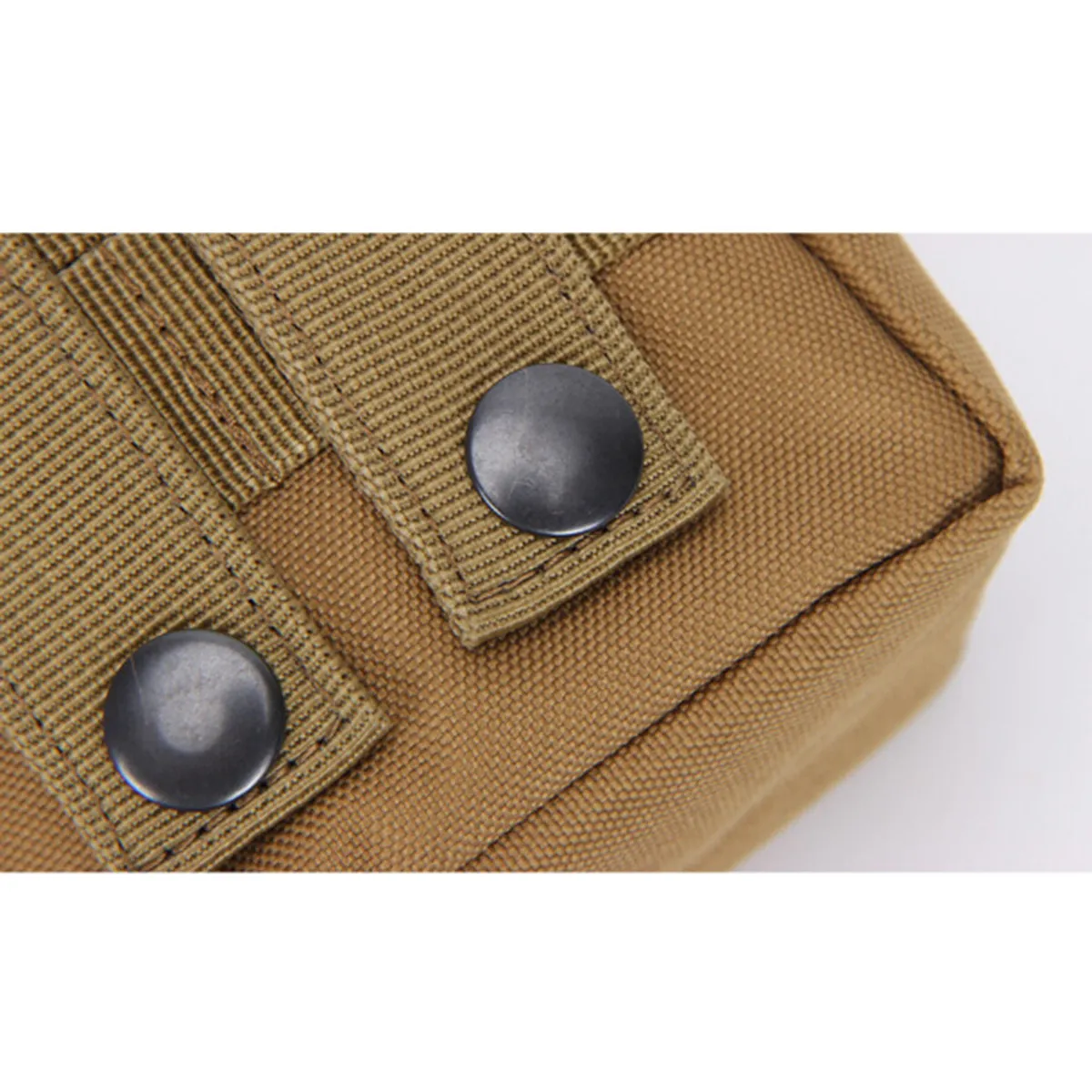Waterproof Cell Phone Bag Black Heavy Duty Nylon Military Waist Pouch Gadget Organizer Phone Holster Case Utility Bag view 2
