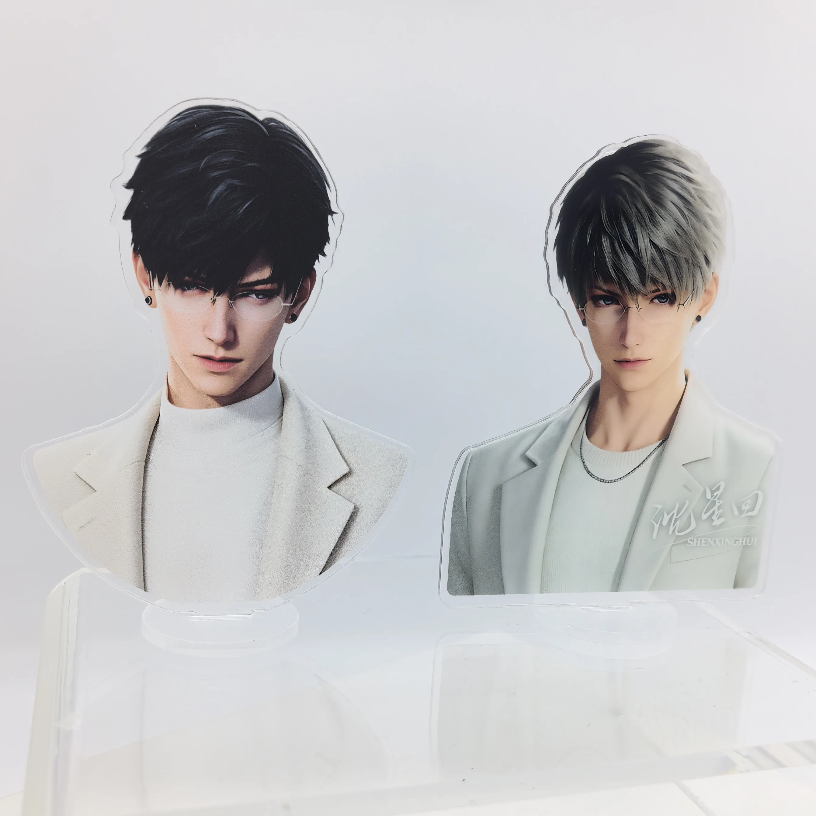 1Pc Love and Deepspace Sylus Zayne Rafayel Xavier Acrylic Anime Figure Desktop Ornament Room Decor Standee Display Collectible