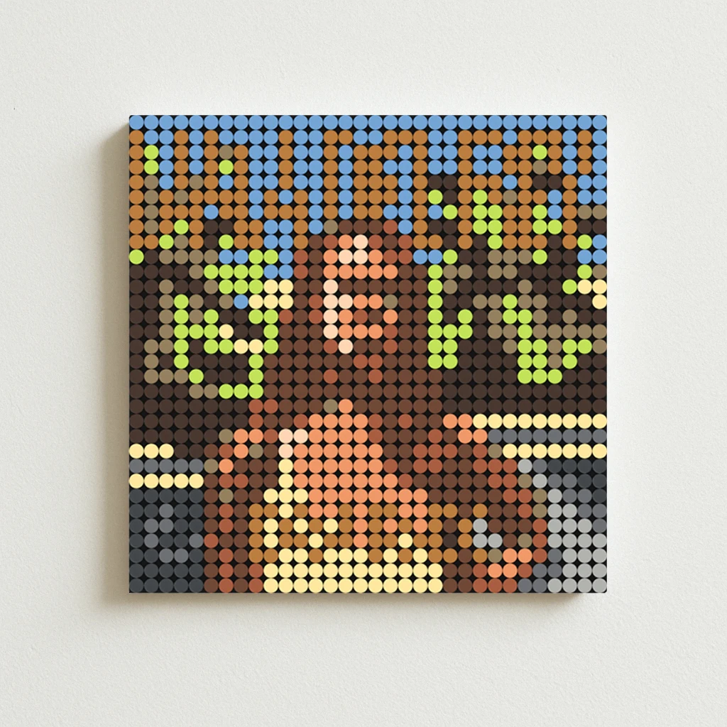 

Lana Del Rey Born To Die Album Cover DIY Pixel Mosaic Brick Art Poster Creative Indie Pop Dream Pop Music Gift Home Wall Decor
