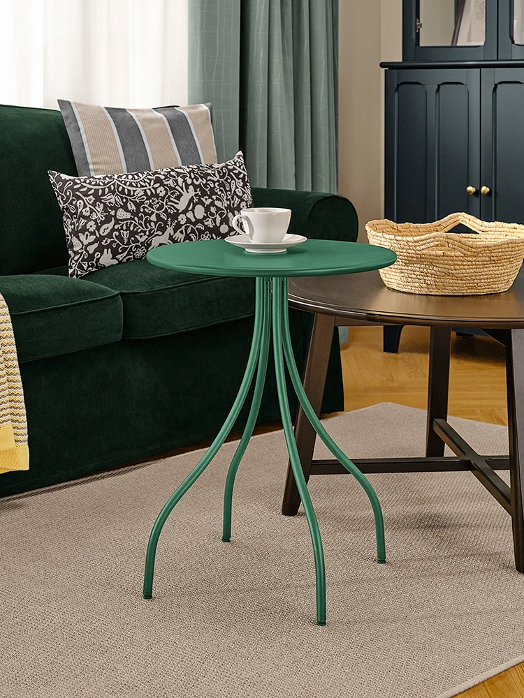*q forNordic Ins Style Small Apartment Coffee Table Balcony Dining Table Casual Cafe Small Table#