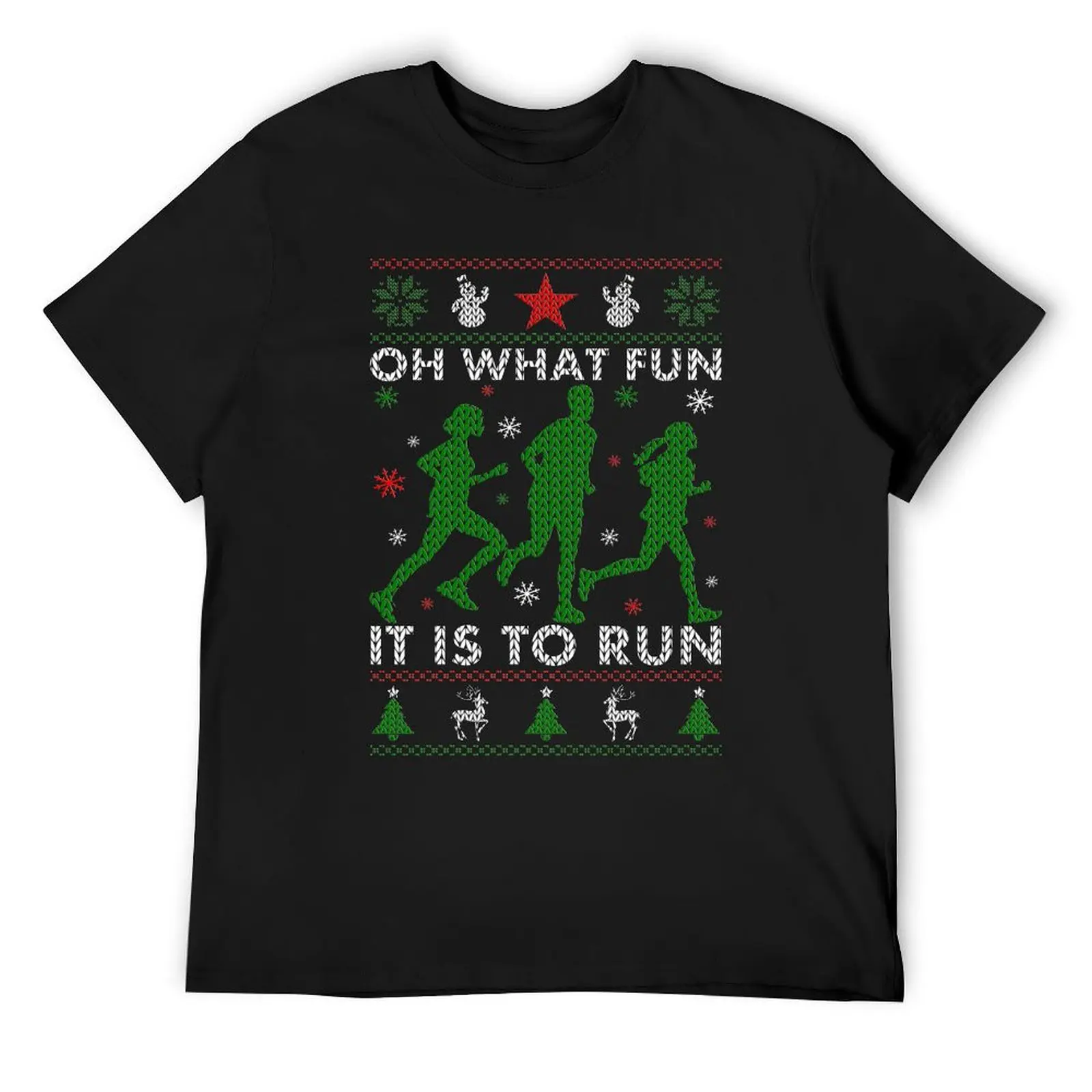 

Running Ugly Christmas Tee T-Shirt cotton graphic tees kawaii clothes plus sizes animal prinfor boys t shirts for men cotton