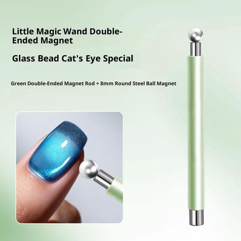 Cat Eye Magnet Tool Double-ended Nail Art Magnet Stick For DIY Magnetic Cat Eye Gel Special Nail Tool French Nail UV Magnetic