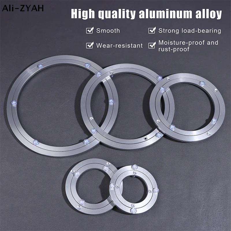 

Поворотные подшипники для стола из алюминия 5/5.5/8/10/12 дюймов, плавное вращение, круглая поворотная платформа