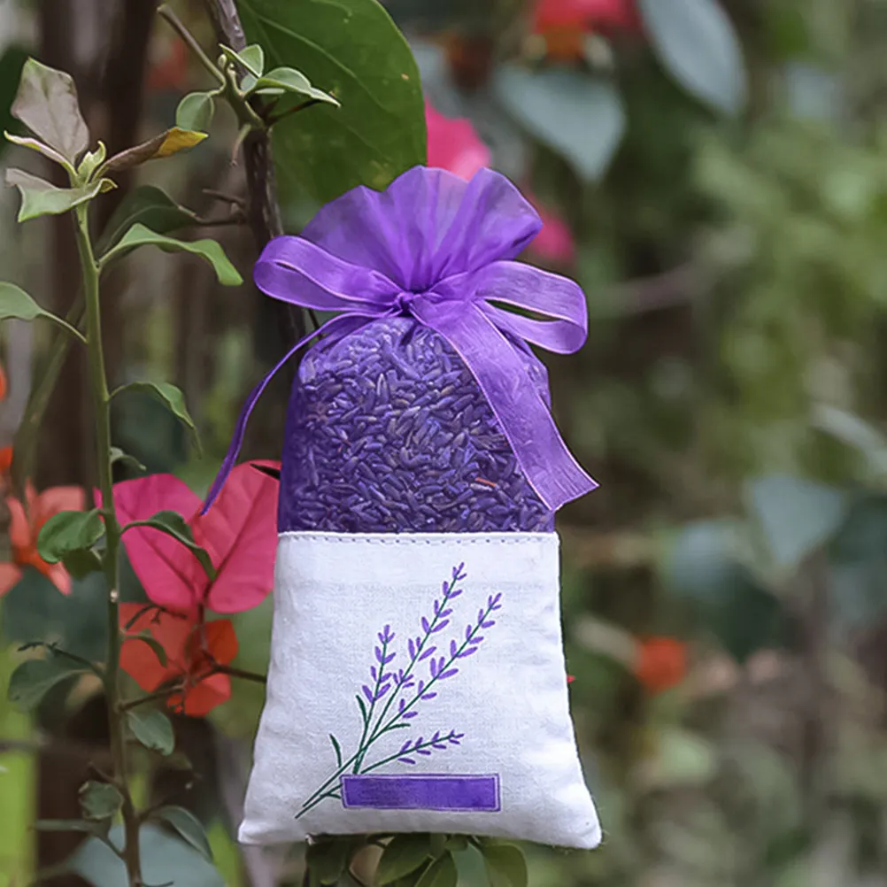 

24 шт. ароматизированных мешочков с лавандой, органзовые мешочки на завязках для шкафа, ящика, освежитель воздуха, органайзер для украшений и аксессуаров для волос
