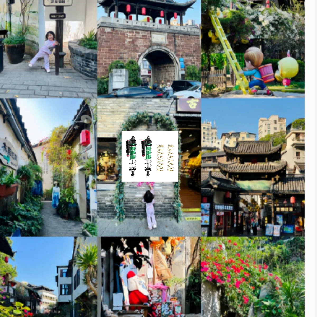 

GPM ARRMA 1/5 Kraton 8S For Alu Front L-Shape Piggy Back Adjust Spring Dampers 177mm