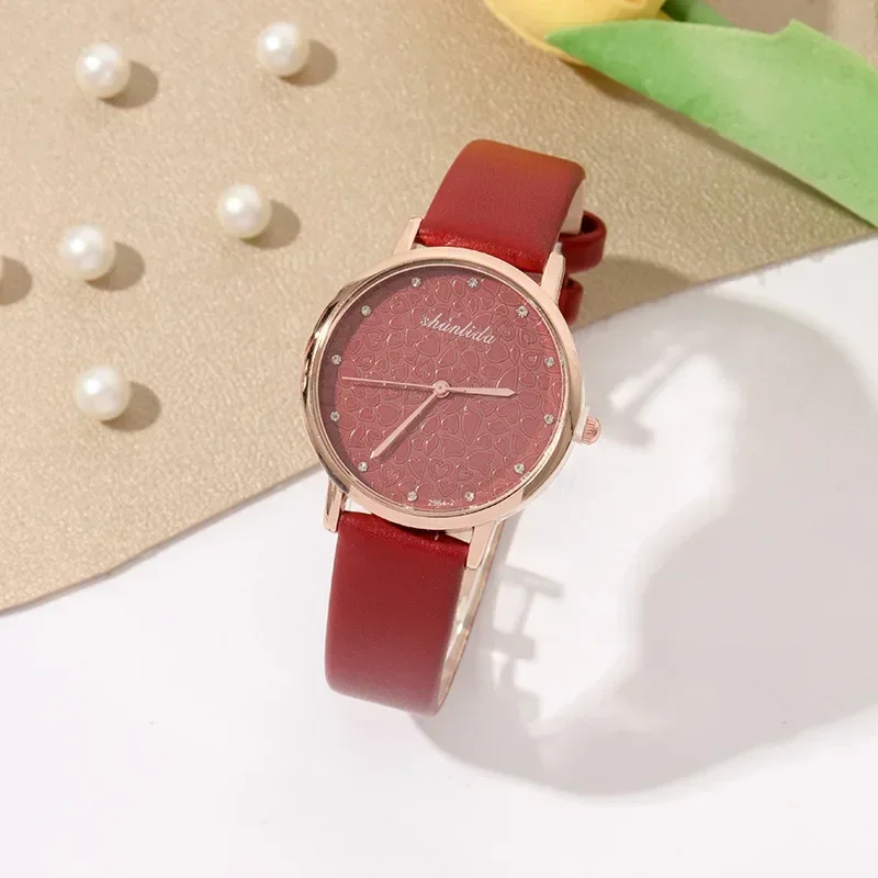 Simple Ladies Watch Female PU Leather Strap Wristwatch Fashion Luxury School Student Quartz Watches Female Clock Relogio Mujer