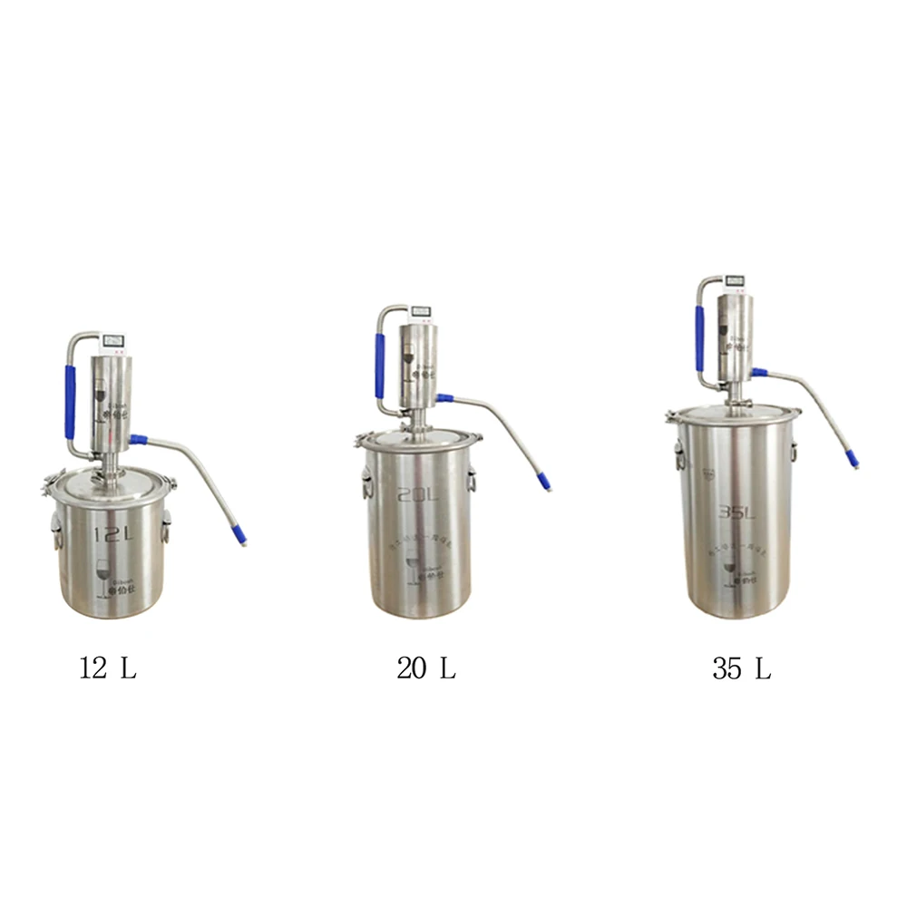 12L Alcohol Distiller Moonshine Equipment Whisky Making Vodka Distiller Set Home Distillery Machine Kit Distilling Accessories