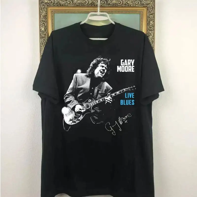 Gary Moore Live Blues 90s Style T Shirt S 4XL for Fan