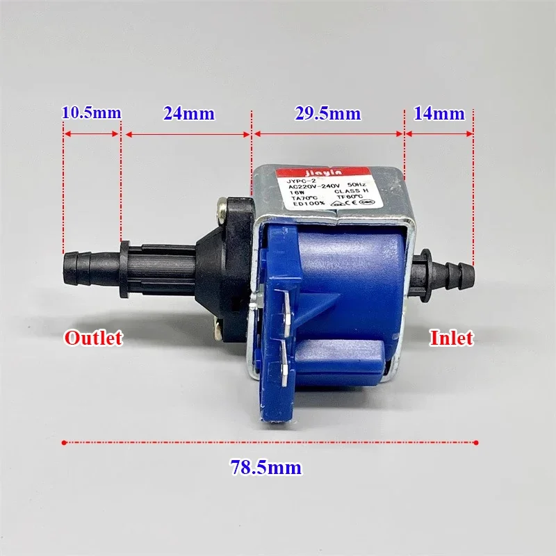 JYPC-2 16W AC 220-240V Electromagnetic Plunger Pump Small Suction Pump for Ironing Steamer Hanging Machine Jiayin