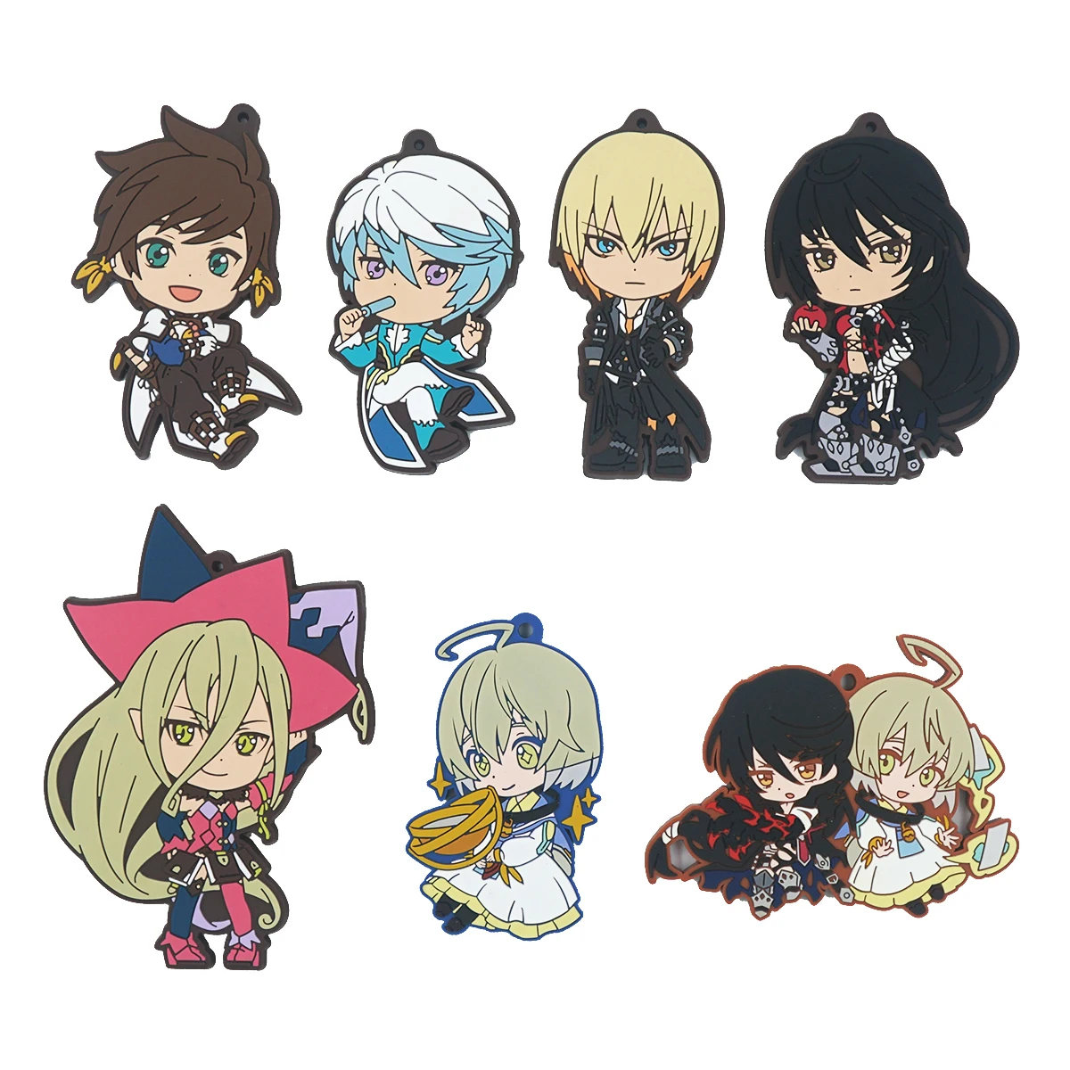 Tales of Berseria Game Strap Eizen the Reaper Velvet Crowe Magilou Mayvin Laphicet Mikleo Sorey Rubber Keychain